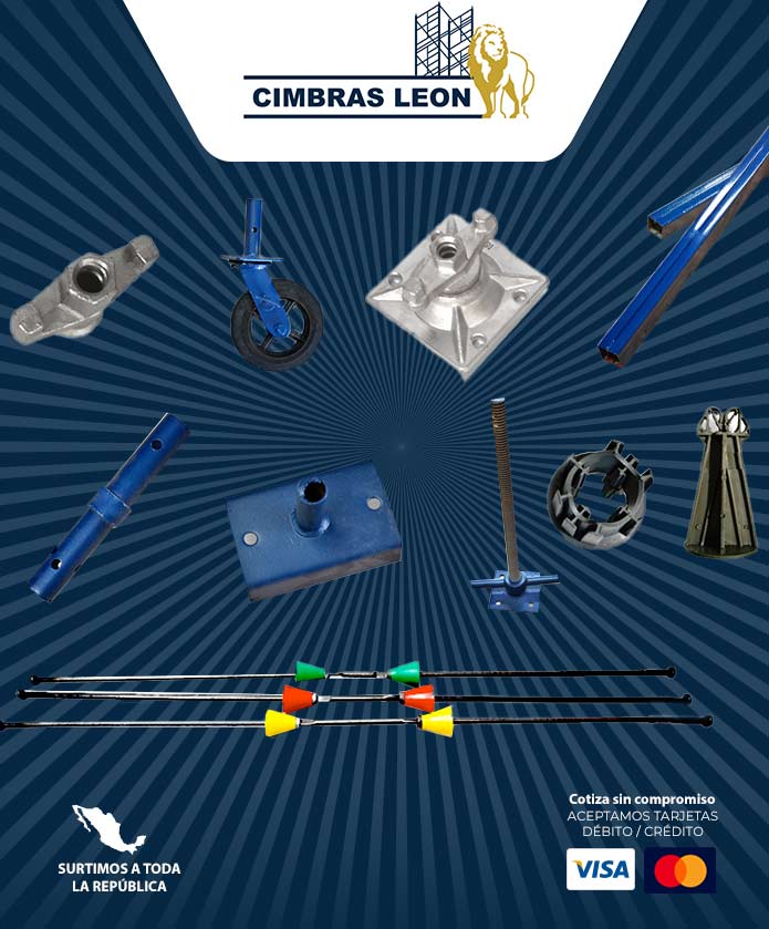 Tenemos los accesorios necesarios para tu cimbra