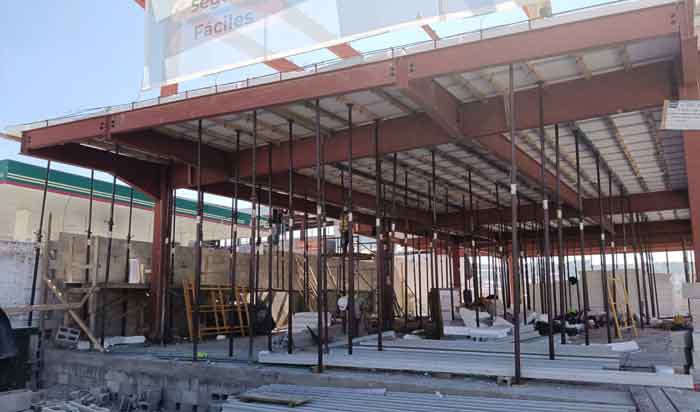 Puntales certificados para cimbra